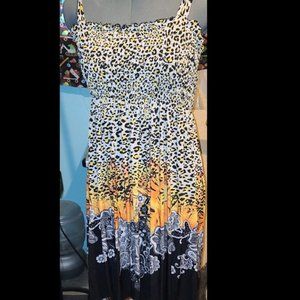 Cheetah Print Sundress By FC (Size L - XL)